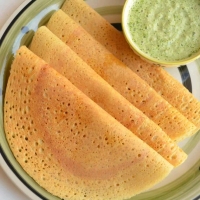 Oats and Mixed dal dosa